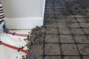 Армирование бетонной стяжки пола