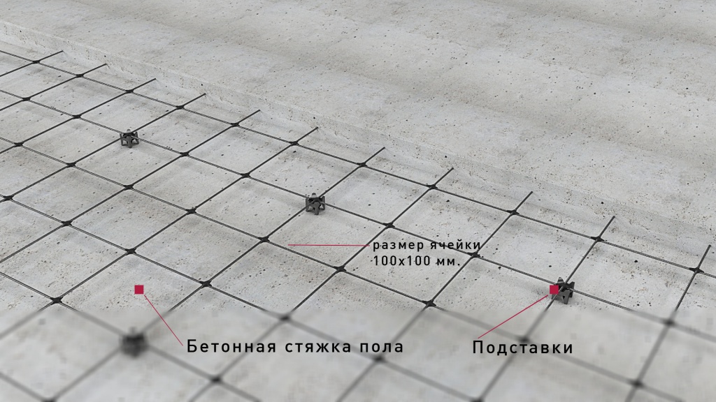 Сетка для бетонной стяжки